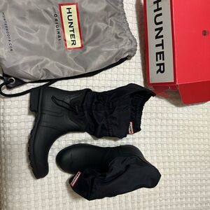 Hunter Women's Black Rain Boots